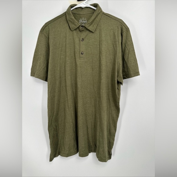 Fresh Clean Tees Men's Olive Green Polo Shirt Size XL - Picture 1 of 2